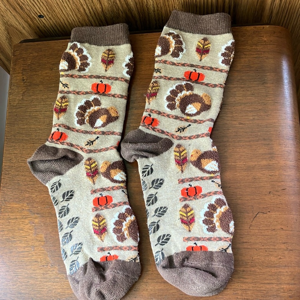Hot Sox (Turkey, Harvest, Fall, Thanksgiving)